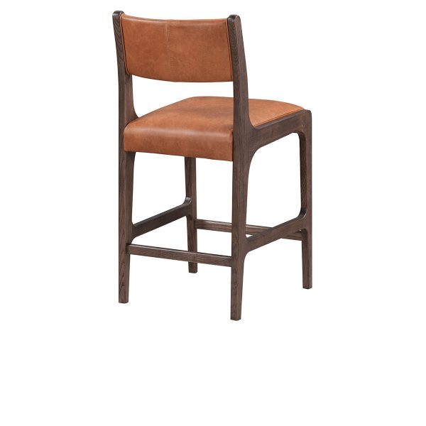 Wayne 26  Leather Counter Stool- Brown Cheap - Image 5