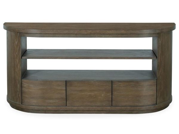 Bosley Lt. Brown Demilune Console Online