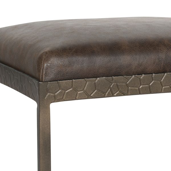 Bose 26  Leather Counter Stool- Cocoa Brown Cheap - Image 3