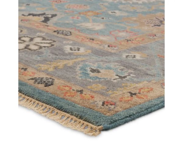 Jaipur Living Everly  Aloft Hand-Knotted  Blue YellowRug Online - Image 2