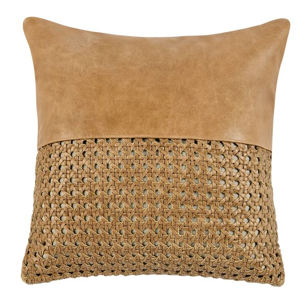TL Toscano Leather 18  x 18  Pillow Sale