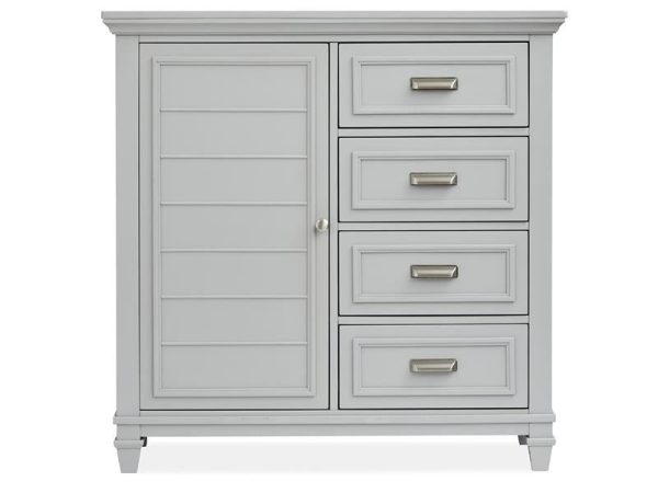 Charleston Door Chest - Grey For Sale