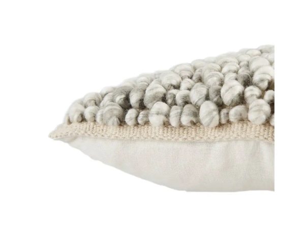Angora Kaz Pillow- Ivory Gray Cheap - Image 2