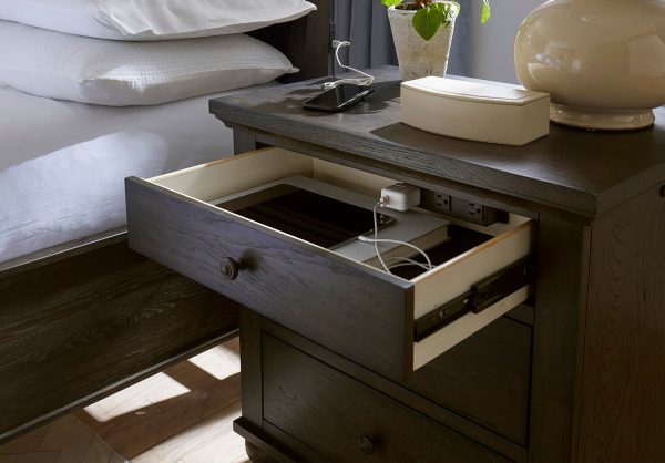 Cambridge Liv 360 Nightstand - Cracked Pepper Discount - Image 3