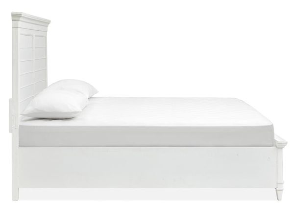 Charleston Complete Queen Panel Storage Bed - White Online Hot Sale - Image 3