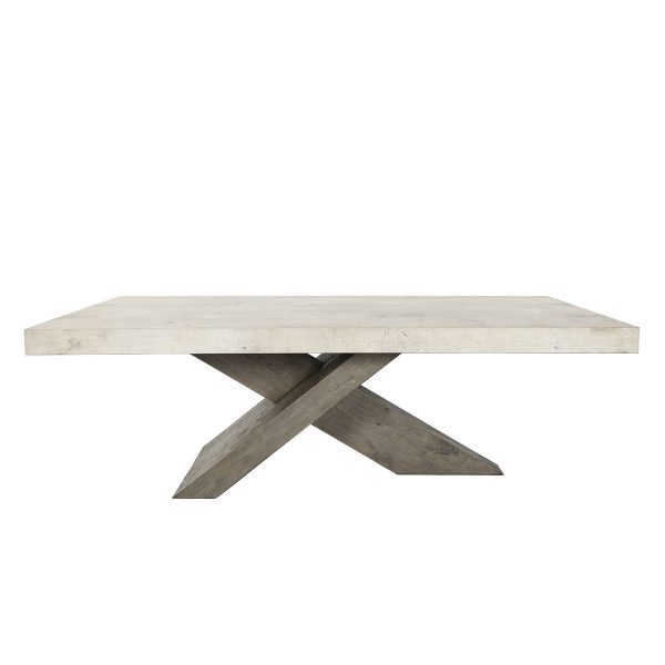 Durant Reclaimed Pine 54  Reclaimed Pine Coffee Table For Discount