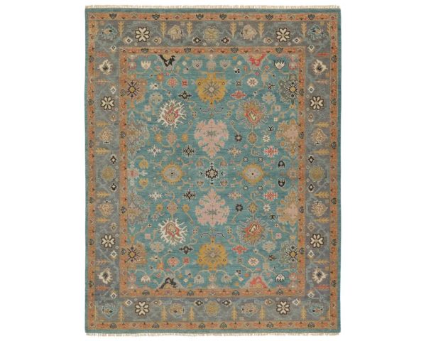 Jaipur Living Everly  Aloft Hand-Knotted  Blue YellowRug Online