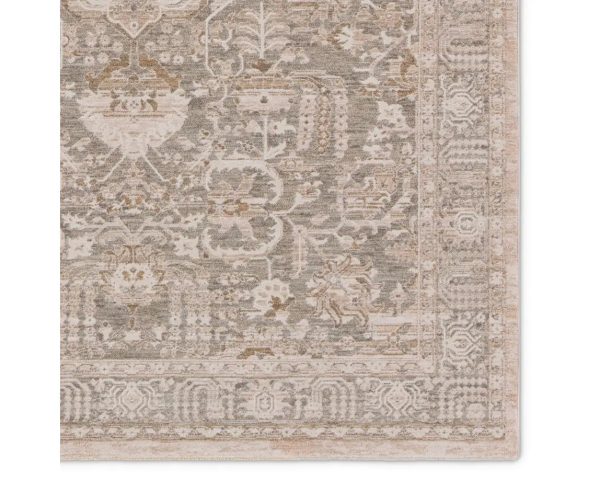 Jaipur Living Lilit Acair Medallion Beige Gray Area Rug Online Sale - Image 4