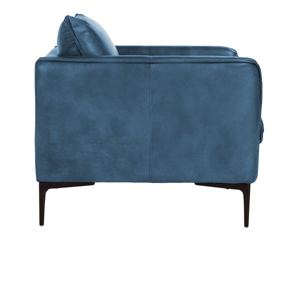 Abigail Club Chair- Blue Online Hot Sale - Image 4