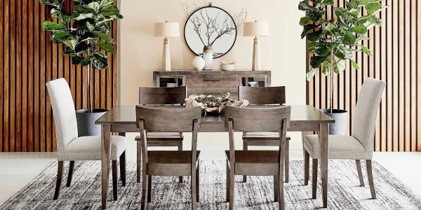 Benchmade Louisa Rectangle Dining Table with Leaf For Sale - Image 2