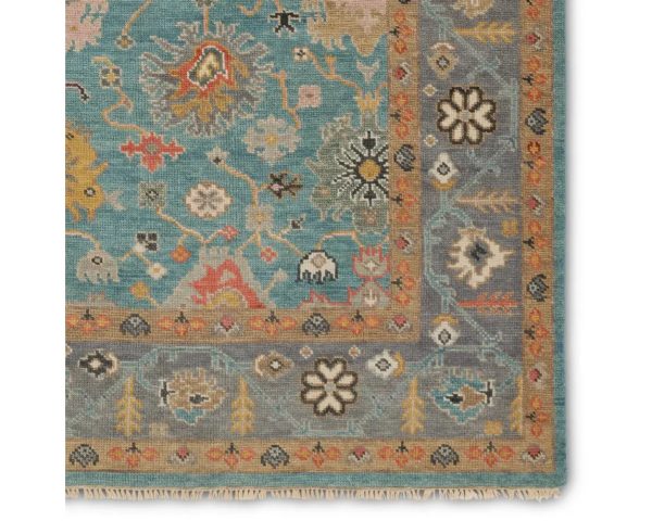 Jaipur Living Everly  Aloft Hand-Knotted  Blue YellowRug Online - Image 5