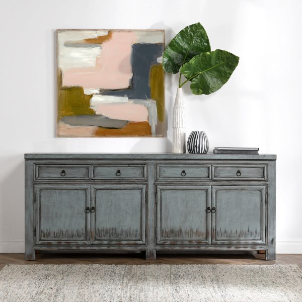 Libbit 4 Drawer 4 Door Sideboard - Sage For Cheap - Image 2