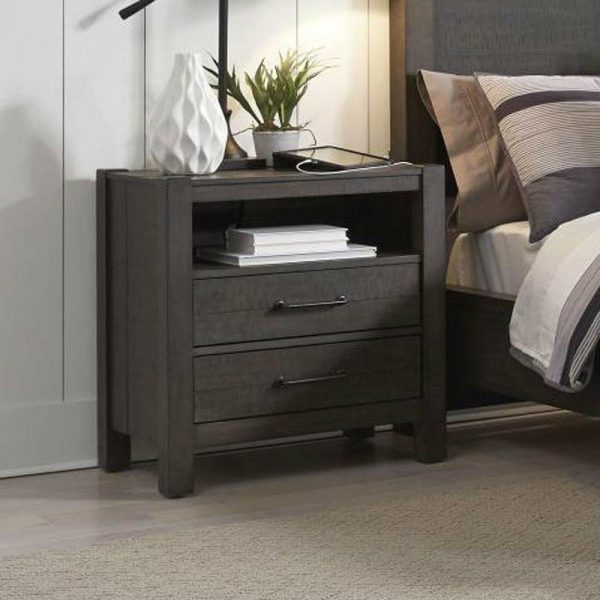 Mill Creek 2 Drawer Nightstand For Sale - Image 2