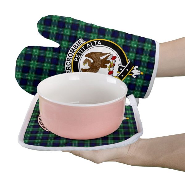 Abercrombie Tartan Crest Oven Mitt And Pot Holder (2 Oven Mitts + 1 Pot Holder) on Sale - Image 2