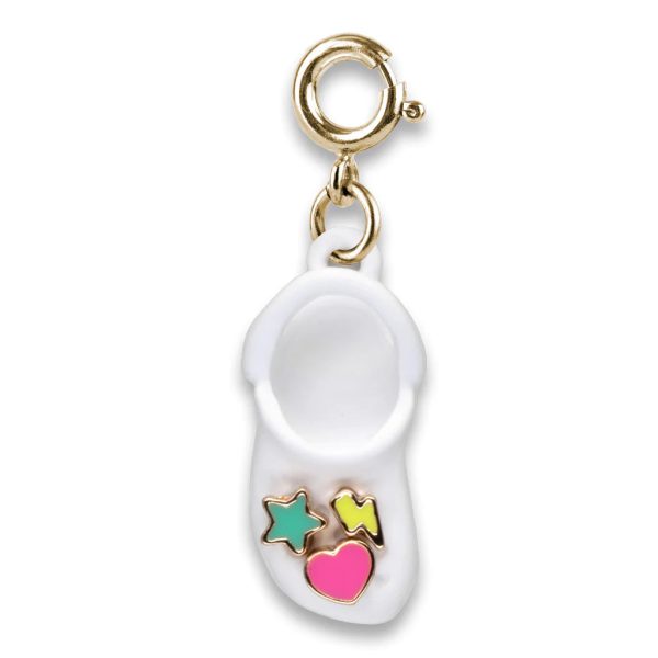 Gold Rubber Clog Charm For Cheap